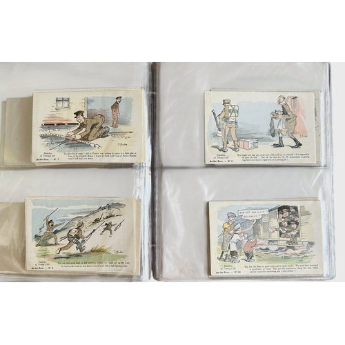 94 - 1916-1918 World War One Postcards “Sketches Of Tommys Life” By F Mackain Complete 4 Sets - Set 1 In ... 