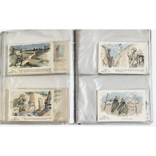 94 - 1916-1918 World War One Postcards “Sketches Of Tommys Life” By F Mackain Complete 4 Sets - Set 1 In ... 