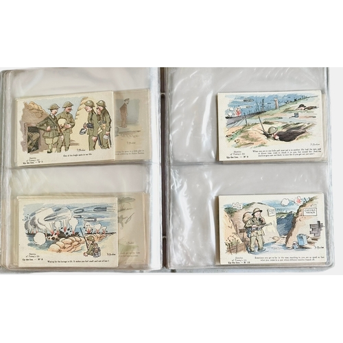 94 - 1916-1918 World War One Postcards “Sketches Of Tommys Life” By F Mackain Complete 4 Sets - Set 1 In ... 