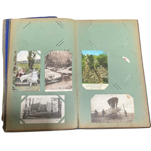 95 - 2 Edwardian Postcard Albums approx.120 Cards