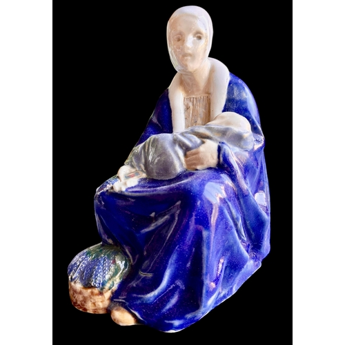 123 - Phoebe Stabler For Carter Stabler Adams Early Poole Pottery Figure Size 19.5cm x 10cm x 17.3cm