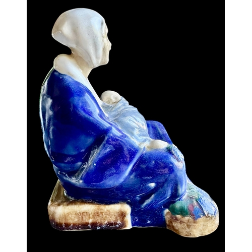 123 - Phoebe Stabler For Carter Stabler Adams Early Poole Pottery Figure Size 19.5cm x 10cm x 17.3cm
