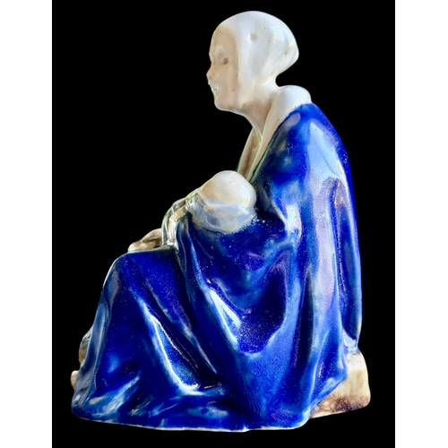 123 - Phoebe Stabler For Carter Stabler Adams Early Poole Pottery Figure Size 19.5cm x 10cm x 17.3cm