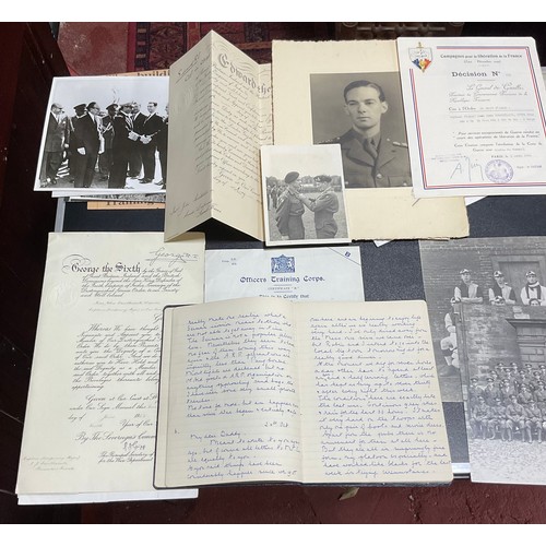 124 - Archive of Major Ivor Crosthwaite D.S.O. Grenadier Guards. Incl.  Distinguished Service Order  Certi... 