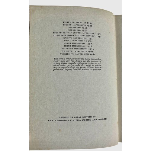 126 - The Hobbit or There and Back Again - J. R. R. Tolkien - Illustrated by the Author - Printed in Great... 