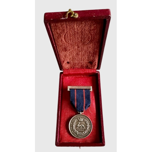 134 - Silver 1st Royal Berkshire Regiment Founders Medal 1894 Size 6.9cm x 3cm