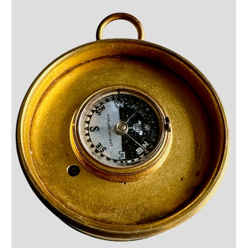 207 - Victorian Pocket Barometer (Compensated) With Built In Singers Patent Compass L Casella Maker To The... 