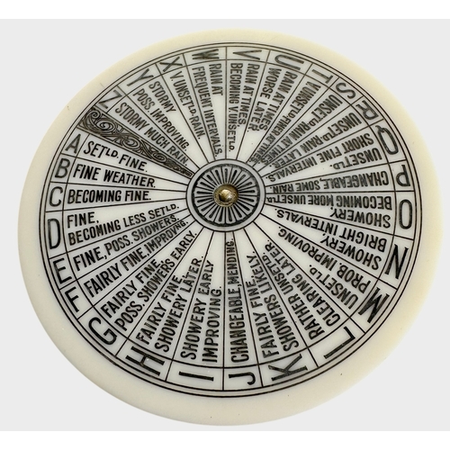 211 - Antique Negretti & Zambra Pocket Forecaster Size 5.5cm