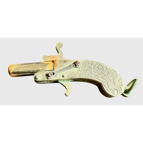 218 - Original Berloque Pistolchen 2mm Miniature Pistol