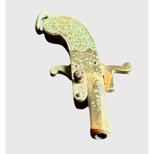 218 - Original Berloque Pistolchen 2mm Miniature Pistol