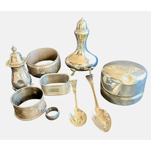 234 - A Collection Of Silver Items Weight 270g