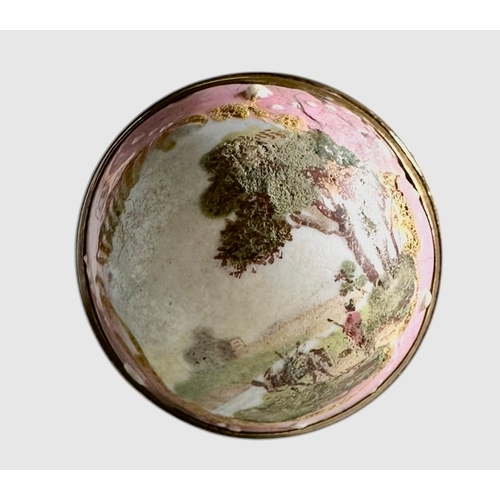 250 - A Late 18th Century English Enamel Egg Shaped Bonbonniere Length 4cm