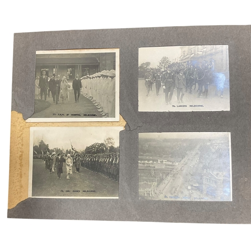 A Cloth-Bound Album Containing Small-Format Photographs - Royal Visit ...