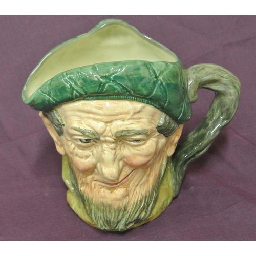 128 - Royal Doulton Toby jug 'Auld Mac' with shaped handle