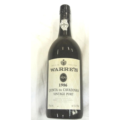 376 - Warres 1986 Quinta de Cavadinha Vintage Port