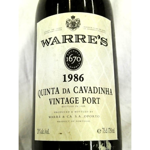 376 - Warres 1986 Quinta de Cavadinha Vintage Port