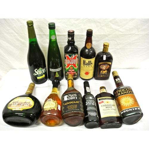 441 - Assorted lot of spirits in box