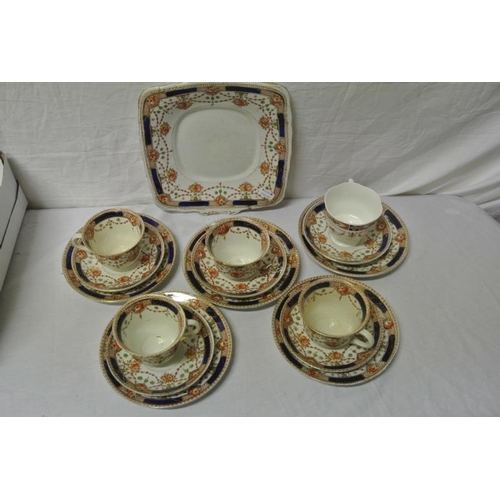 6 - Assorted part tea sets in box