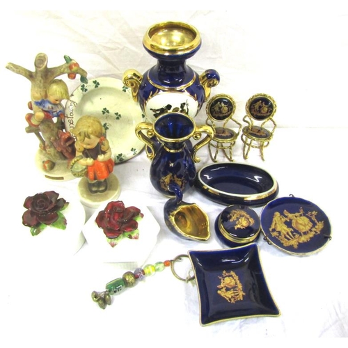 3 - Assorted lot of Limoges porcelain, etc in box
