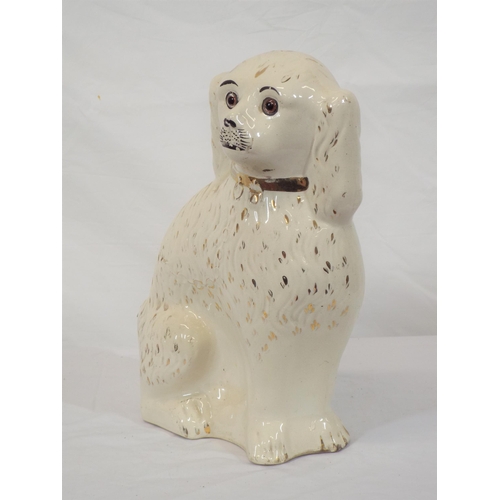 103 - Oriental Foo-dog ornament with gilt decoration