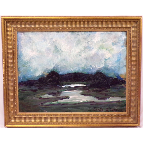 282 - Cahill O'Connor 'West of Ireland scene' oil on board 45x60cm signed