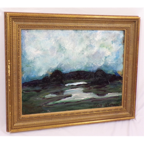 282 - Cahill O'Connor 'West of Ireland scene' oil on board 45x60cm signed