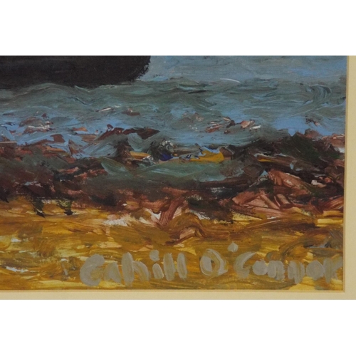 300 - Cahill O'Connor 'Curragh' oil on board 30x36cm signed