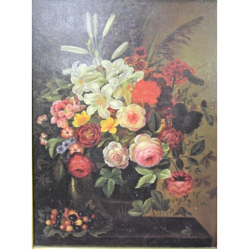 305 - English school 'Extensive still life study' 40x28cm