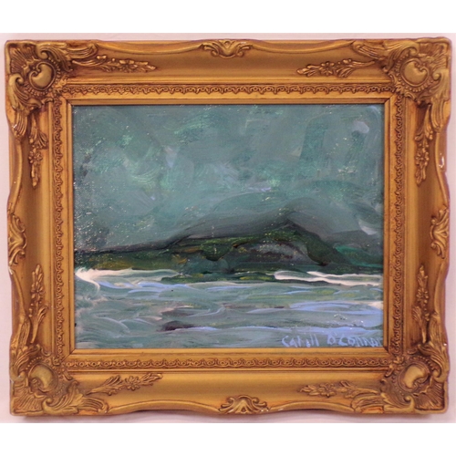 326 - Cahill O'Connor' Wild Atlantic' oil on board 20x25cm signed