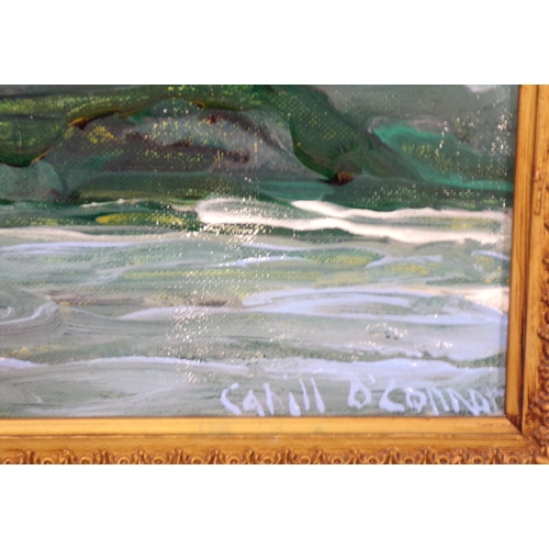 326 - Cahill O'Connor' Wild Atlantic' oil on board 20x25cm signed