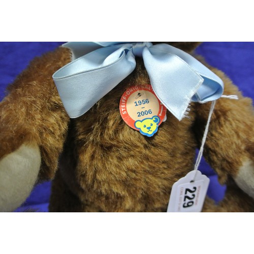 229 - Steiff teddybear with bow - limited edition 669576