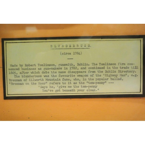 260 - Blunderbuss made by Robert Tomlinson, gunsmith, Dublin. The Tomlinson firm commenced business as gun... 