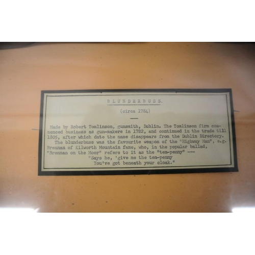 260 - Blunderbuss made by Robert Tomlinson, gunsmith, Dublin. The Tomlinson firm commenced business as gun... 