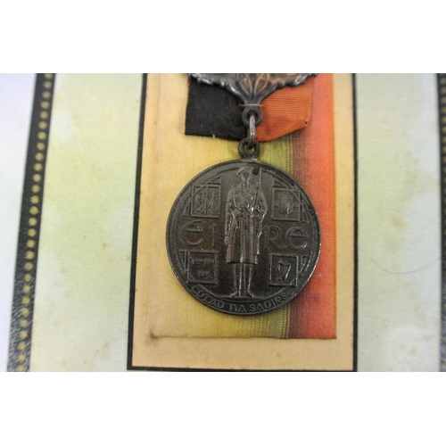 263 - Black and Tan Medal issued to Anne Delvin C na nB Dorset St Dublin for active service during the War... 