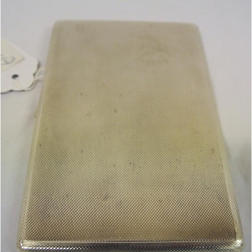 59 - Birmingham silver card or cigarette case, dated 1950, 185g