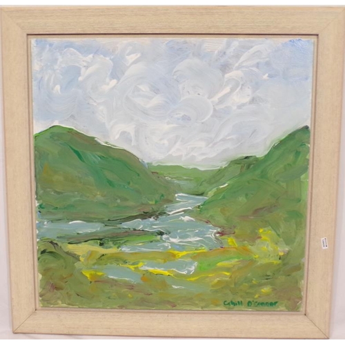 239 - Cahill O'Connor  'Killarney Lakes' oil on board 58x58cm signed