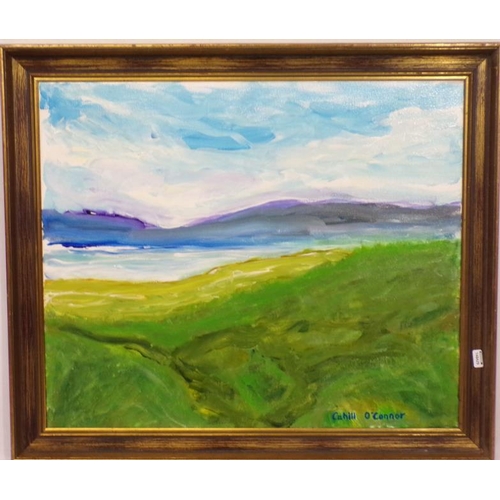 252 - Cahill O'Connor 'West Coast' oil on canvas 50x60cm signed