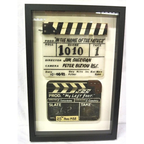 300 - Pair of clapper boards from the iconic Jim Sheridan directed films 'In the name of the father' and '... 