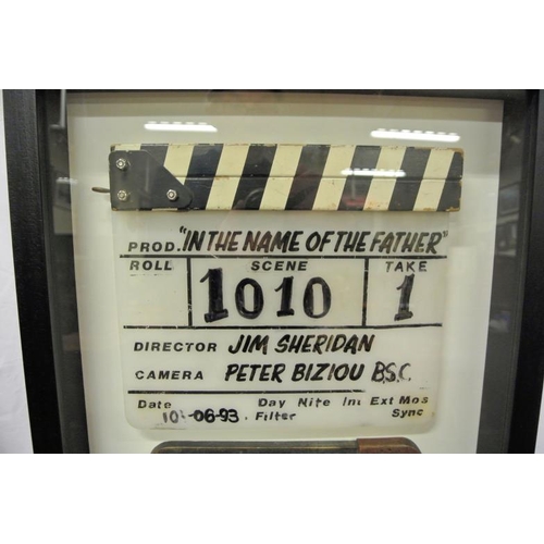 300 - Pair of clapper boards from the iconic Jim Sheridan directed films 'In the name of the father' and '... 