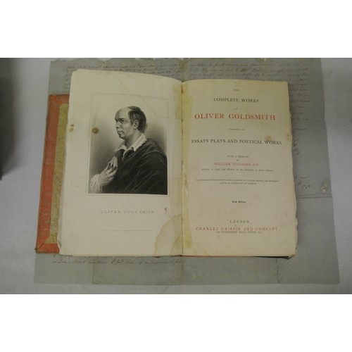 280 - Volume: 'Complete works of Oliver Goldsmith'