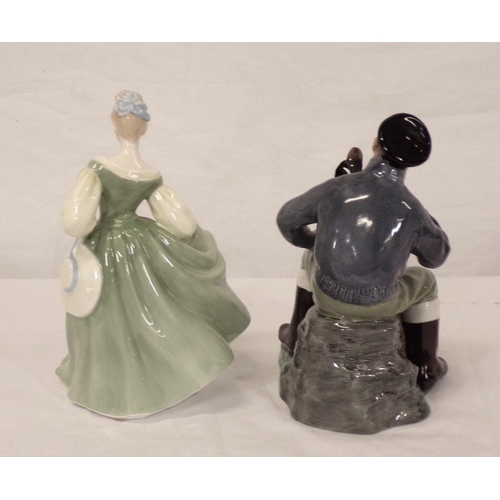 290 - Two Royal Doulton porcelain figures 'Fair Lady ' and 'Lobster Man'