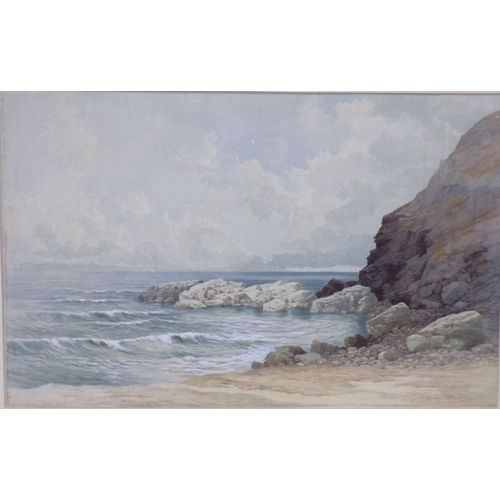 336 - FA Webb 'Peaceful coastal scene' watercolour 43x68cm