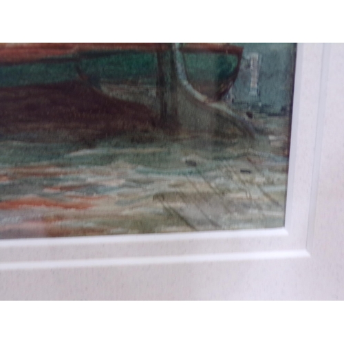 344 - English School 'On the Thames' pair of watercolours 19x30cm each