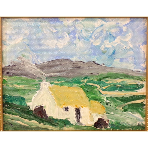 359 - Cahill O'Connor 'West of Ireland' oil on board 19x25 signed