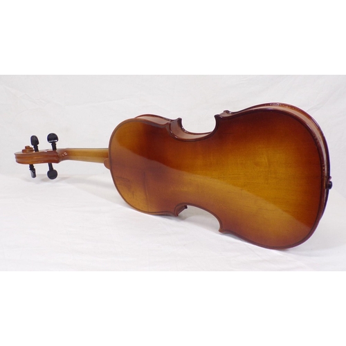 43 - Vintage violin with strings