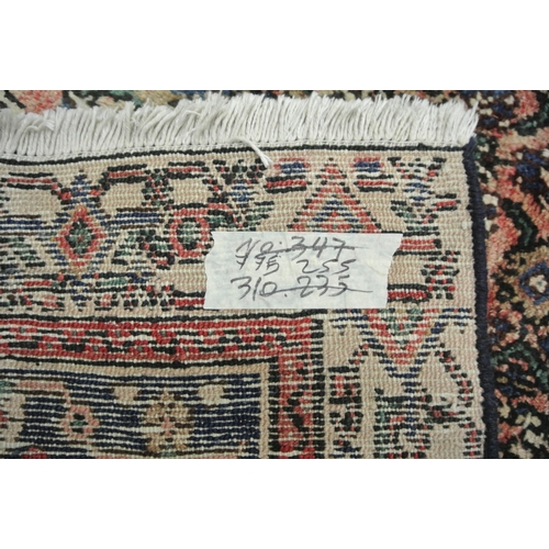 86 - Washed red ground full pile Persian Sarou carpet