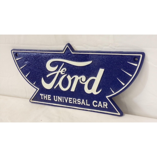 88 - Ford cast iron advertising sign