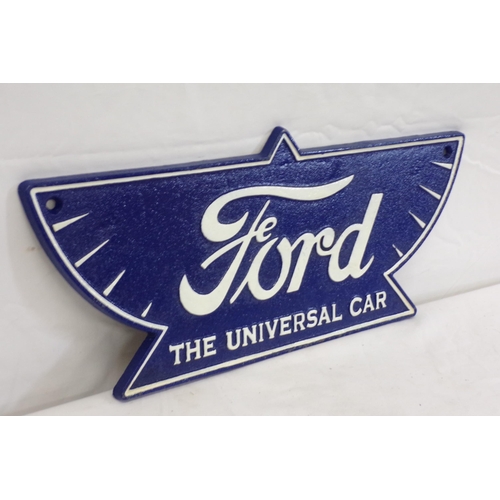 88 - Ford cast iron advertising sign