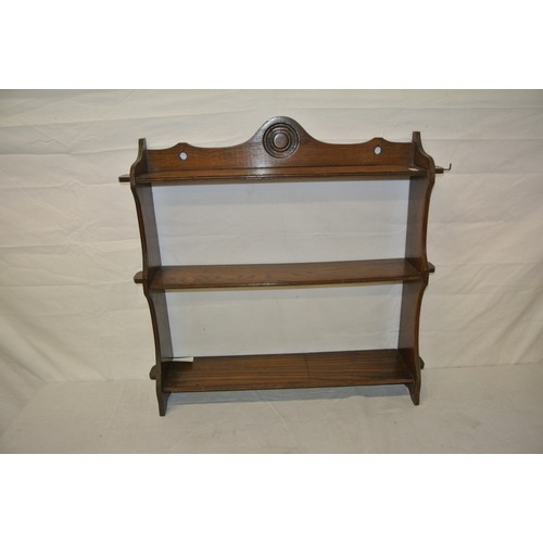 172 - Oak 3 tier shelf unit