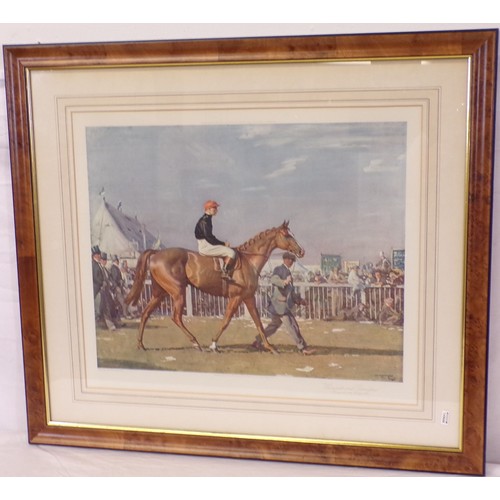 252 - Sir Alfred James Munnings 'Humorist and Donoghue' print 50x60cm